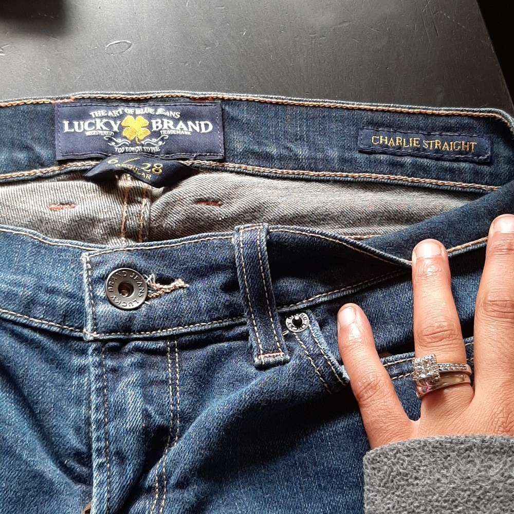 LUCKY brand jeans ombre sz 6/28 CHARLIE